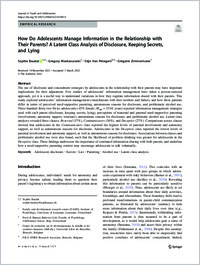 Baudat et al. (2022) Article_HowDoAdolescentsManageInformat